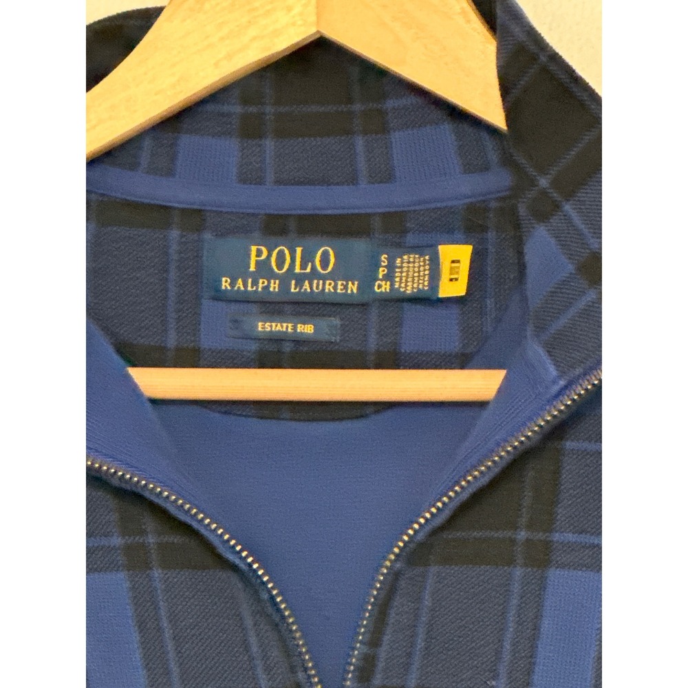 Polo Ralph Lauren Plaid 1/4 zip Pullover Sweater Womens S Timeless Preppy - Picture 4 of 8